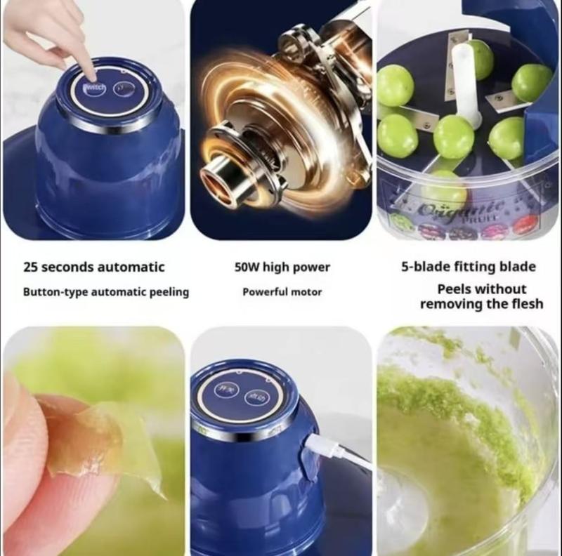 Electric peeler, suitable for garlic, grapes, cherry tomatoes