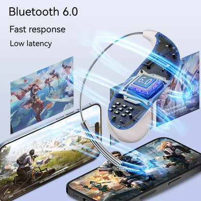 Bluetooth Headphones — Featuring a "Zero-Gravity" titanium alloy ear-hook design.